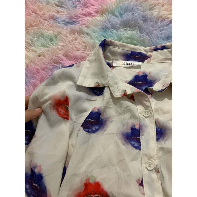 Áo sơ mi họa tiết xinh