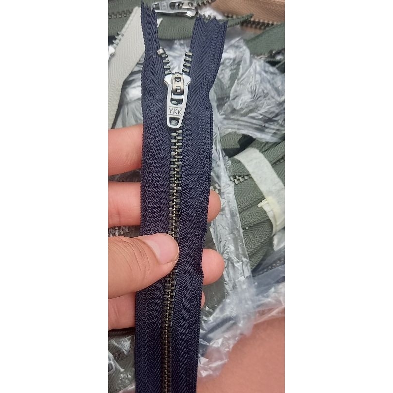Khóa quần đồng ykk tổng chiều dài 15cm 16cm đủ các màu