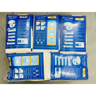 (Sỉ 50 miếng) Tã già Phú Đạt ML10 XL10 Có vách chống tràn  #bỉm phú đạt #bỉm già phú đạt #tã già phú đạt #phú đạt #merzy