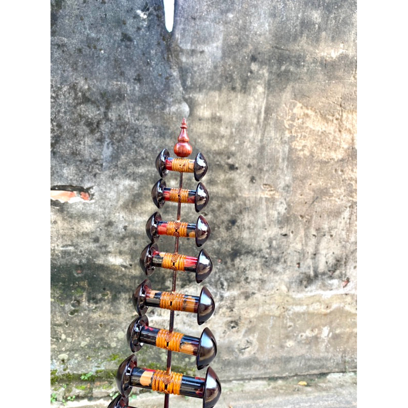 Hồ Lô - sáo diều - Gỗ Mun Hoa - Trang trí Sáo