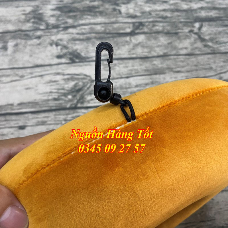 Gối Kê Cổ Chữ U Cao Su MEMORY FOAM Chống Đau Mỏi Vai Gáy Dùng Cho Du Lịch, Văn Phòng, Xe Hơi Nhỏ Gọn Tiện Lợi