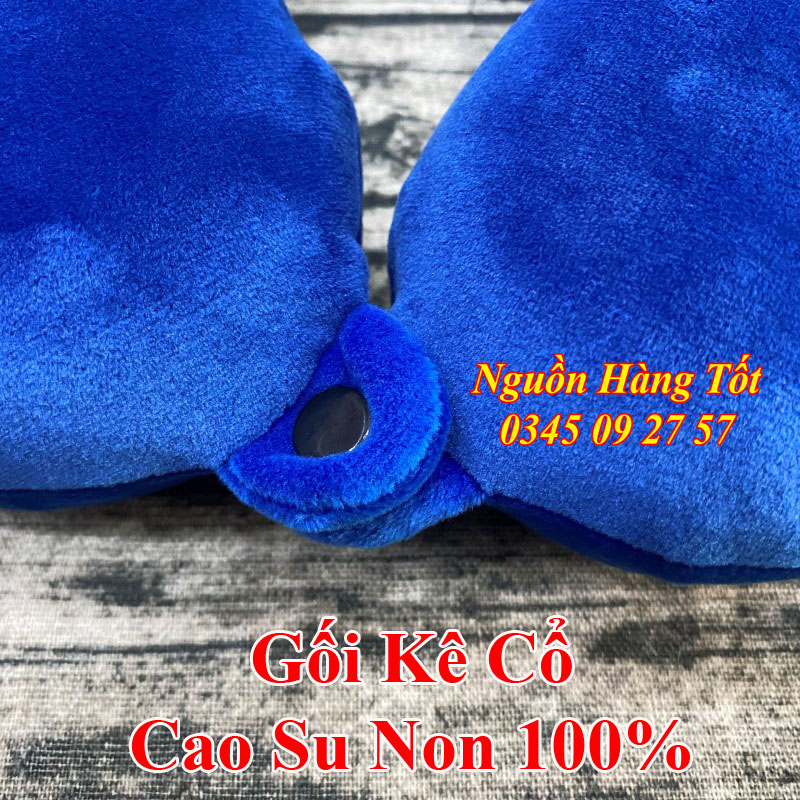 Gối Kê Cổ Chữ U Cao Su MEMORY FOAM Chống Đau Mỏi Vai Gáy Dùng Cho Du Lịch, Văn Phòng, Xe Hơi Nhỏ Gọn Tiện Lợi