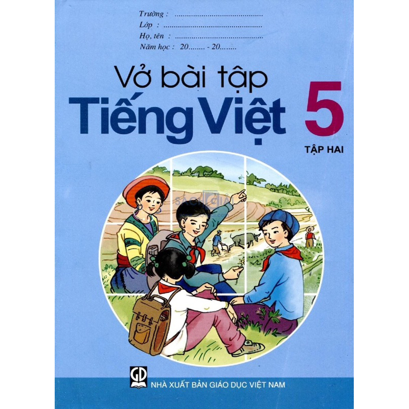 Tiếng Việt 5 , Vbt tiếng việt 5 kèm bút chì cute