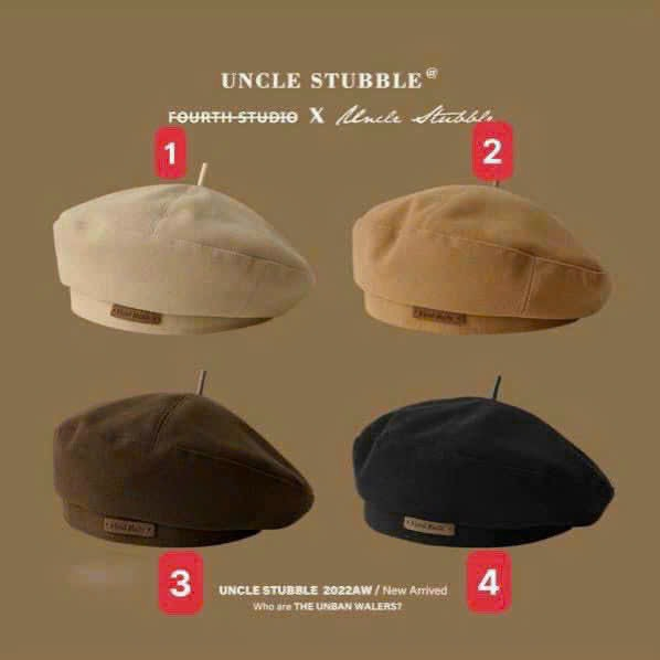Mũ nồi kaki trơn basic kiểu dáng Hàn