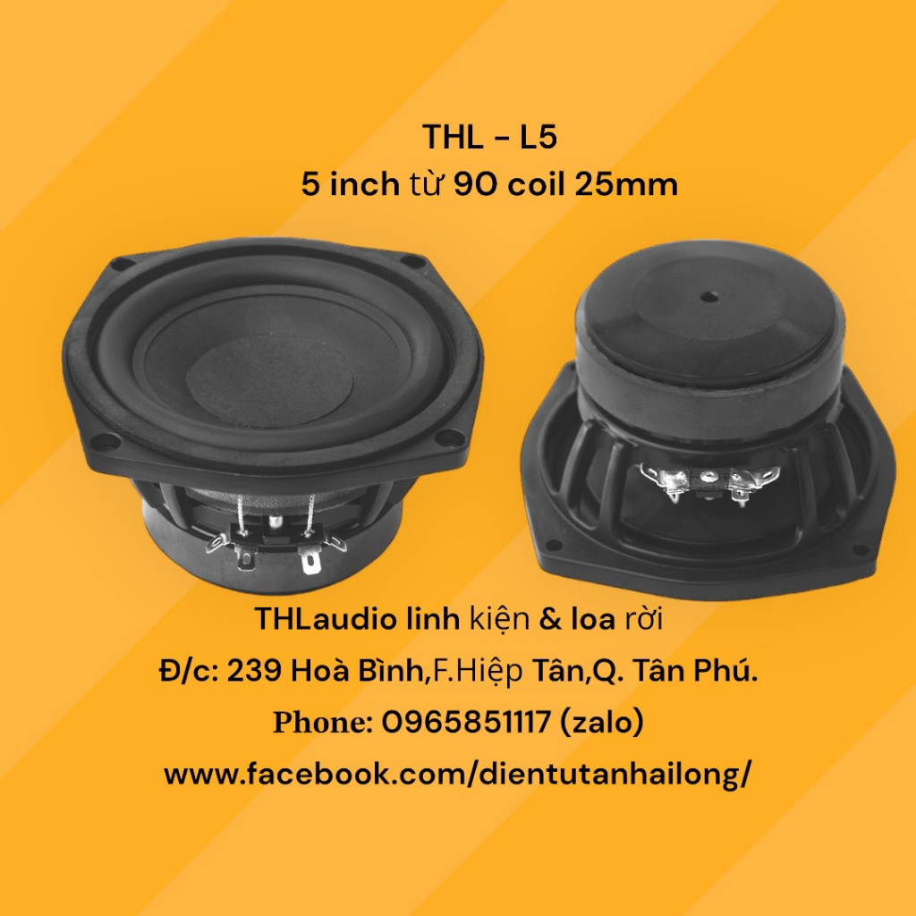 Bass 12cm ( 5inch ) column, DIY, loa bluetooth