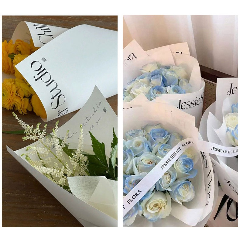 SET 20 Tờ Bìa giấy chống nước gói hoa chữ You are my love, you are my sunshine xinh xắn hàng nhập khẩu_LM84