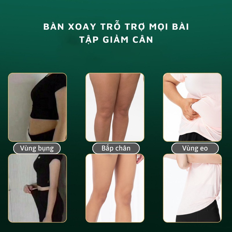 Đĩa xoay eo loại mới 2023 | bàn xoay eo tập thể dục giảm cân tại nhà, dụng cụ tập bụng tại chỗ