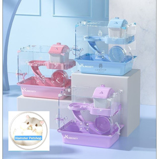 Lồng pha lê mika cho hamster hãng Jonsanty