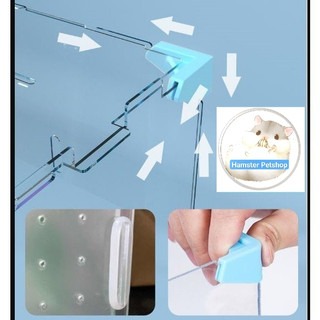 Lồng pha lê mika cho hamster hãng Jonsanty