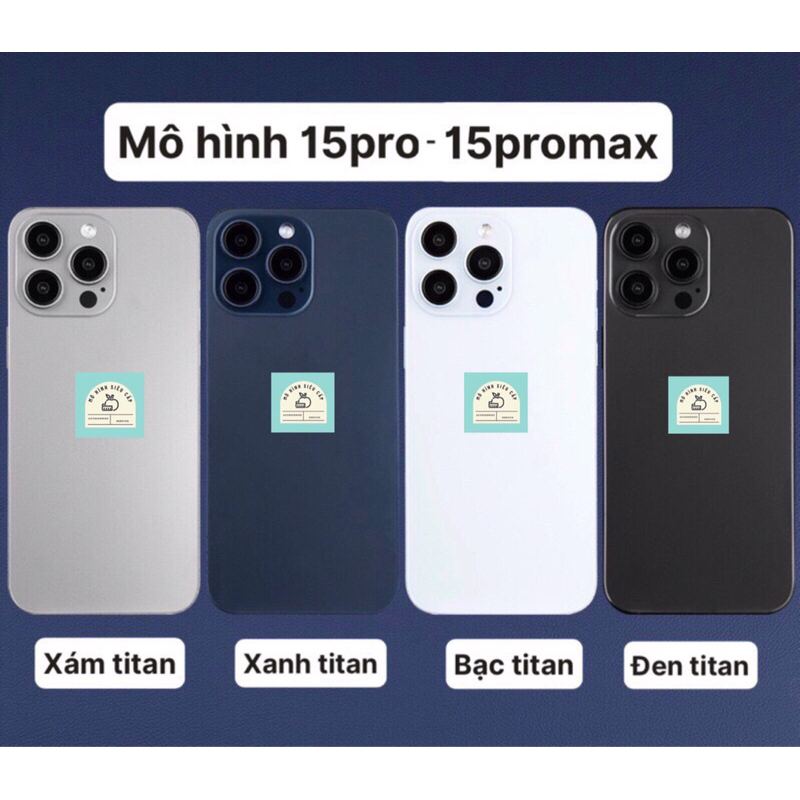 Mô Hình Trưng Bày 15Pro / 15Promax Tỉ Lệ 1:1 Mẫu Mới Nhất Cực Đẹp. Mô Hình Điện Thoại 15Pro, 15Promax Dùng Trưng Bày