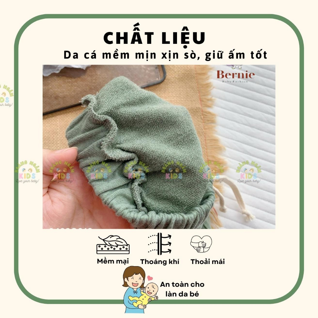 Quần dài da cá túi hộp cho bé trai, quần thu đông da cá phối túi cá tính cho bé