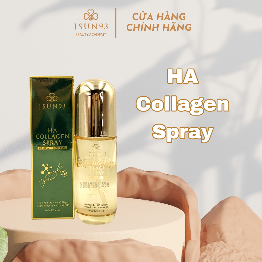 Toner Xịt Khoáng Căng Bóng, Phục Hồi Da - HA COLLAGEN SPRAY JSUN93