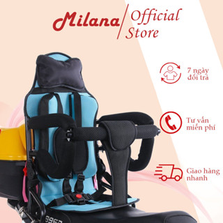 Ghế Ngồi Xe Máy Cho Bé Milana- Ghế Sau Đi Xe Số Xe Ga, Xe Đạp Điện, Có Vòng Bảo Vệ, An Toàn Cho Trẻ Lead,Vision,..(5)