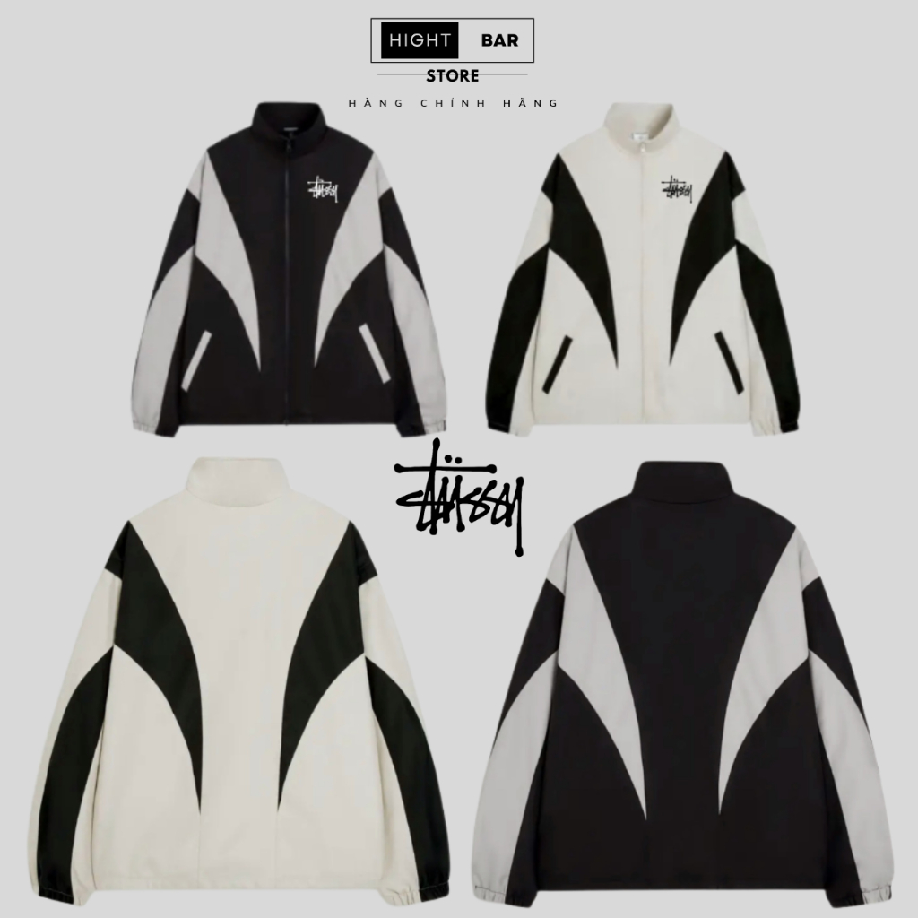 Áo khoác Stussy, áo khoác gió nam nữ, chất dù cao cấp 2 lớp chính hãng tag mac đầy đủ,form chuẩn i h