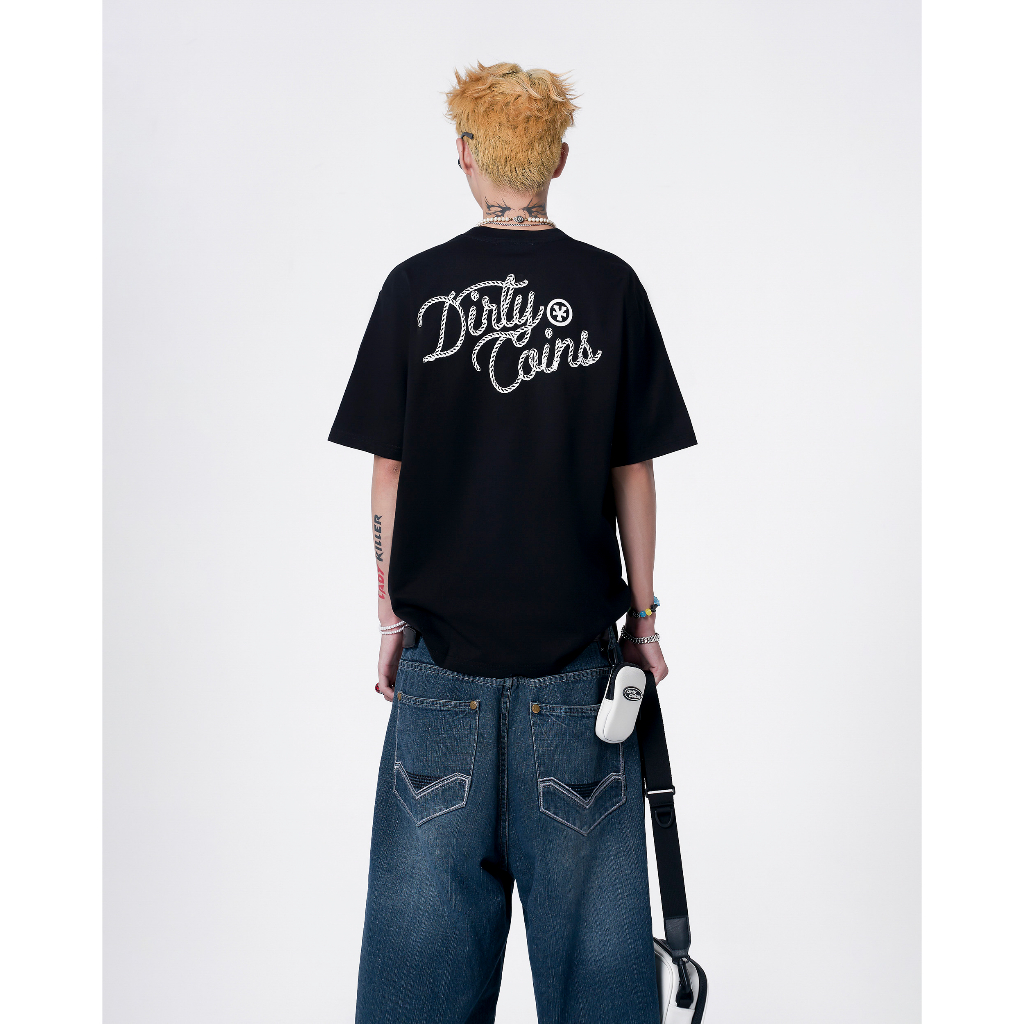 Áo Thun DirtyCoins Rope Print Regular T-shirt