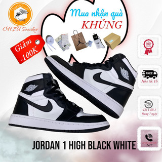 Giày Sneaker jd1 high panda trắng đen chất lượng cao cấp giày thể thao jordan cổ cao panda trắng đen