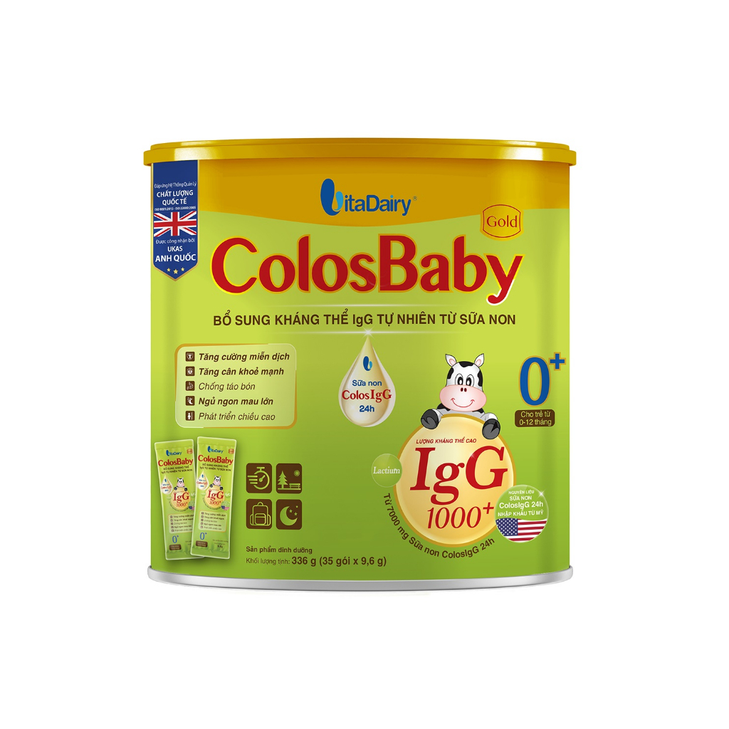 Sữa Bột Colosbaby Gold Miễn dịch khoẻ - Bé tăng cân