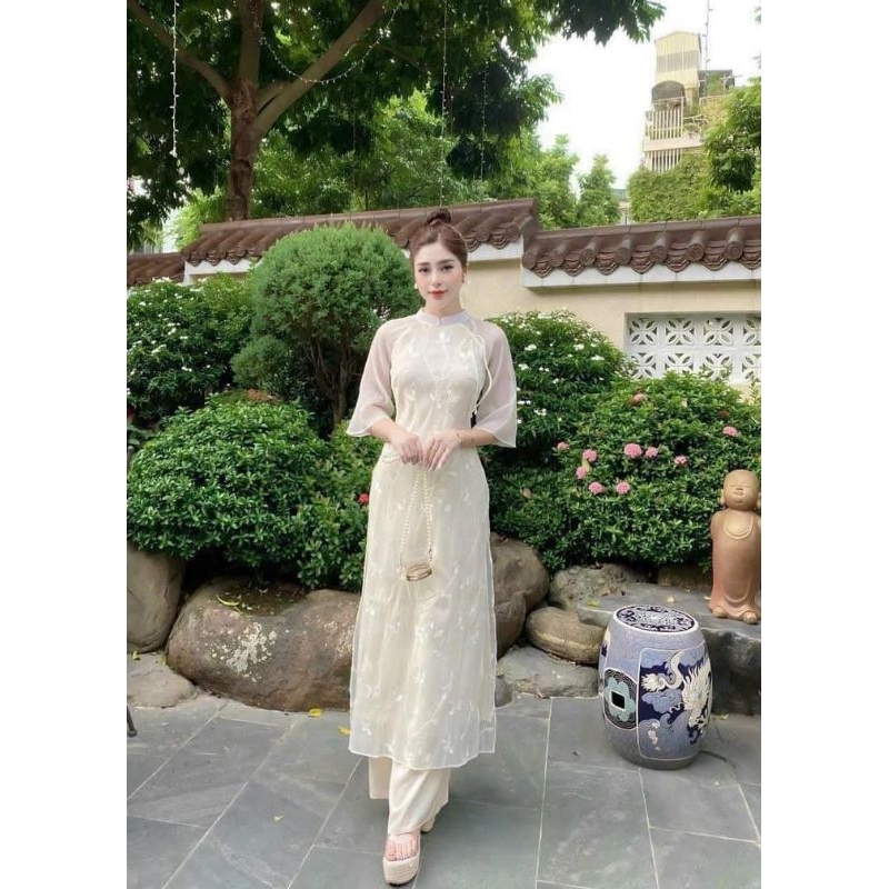 Cho thuê áo dài bưng quả 90k