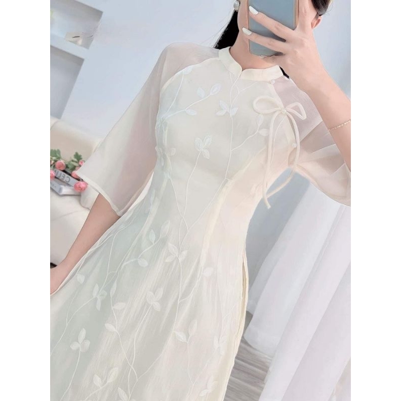 Cho thuê áo dài bưng quả 90k