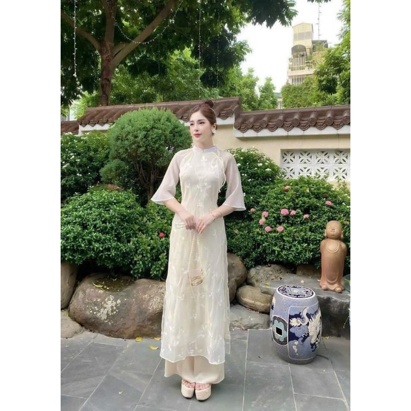 Cho thuê áo dài bưng quả 90k