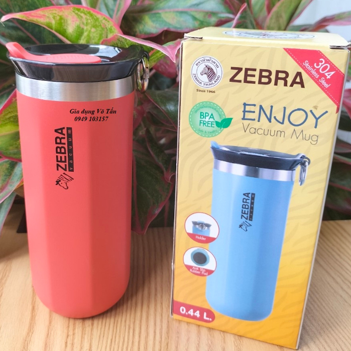 Ca giữ nhiệt Zebra 912720 dung tích 440ml - dòng Enjoy Vacuum Mug