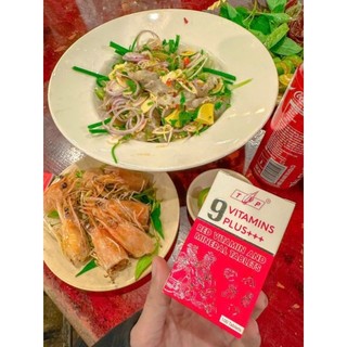 [ Mẫu mới cao cấp ] 9 Vitamin Tăng Cân TP Thái Lan PLUS +++ ( Có check mã vạch sản phẩm chính hãng )