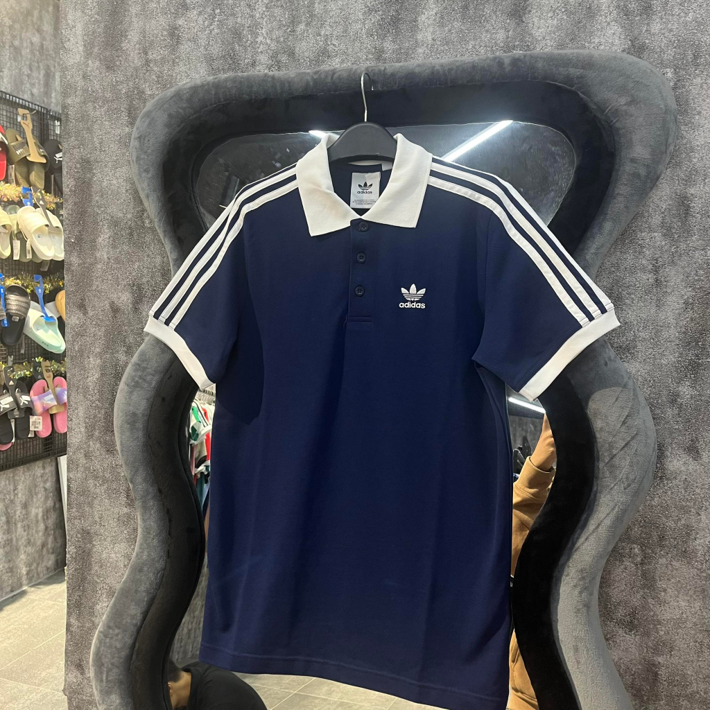 Áo Polo Chính Hãng ADICOLOR CLASSICS 3-STRIPES Shop Xám Store