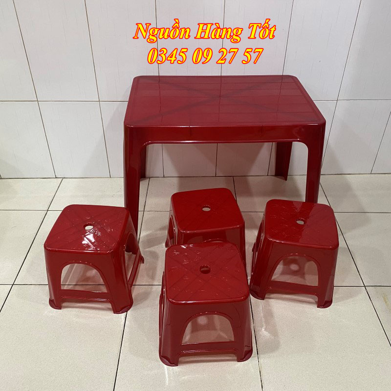 Bàn Nhựa Loại Tốt QUI PHÚC - Dùng Làm Bàn Ăn, Trà Sữa, Trà Chanh