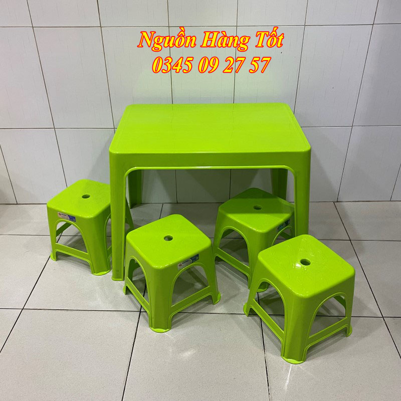 Bàn Nhựa Loại Tốt QUI PHÚC - Dùng Làm Bàn Ăn, Trà Sữa, Trà Chanh