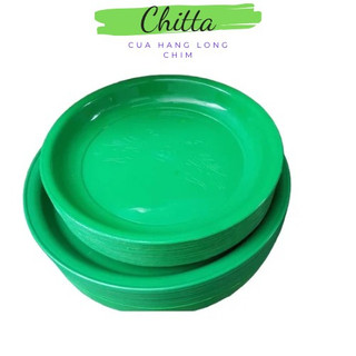 Khay mâm hứng phân nhựa cứng hai màu cho lồng chim đủ size nhựa cứng
