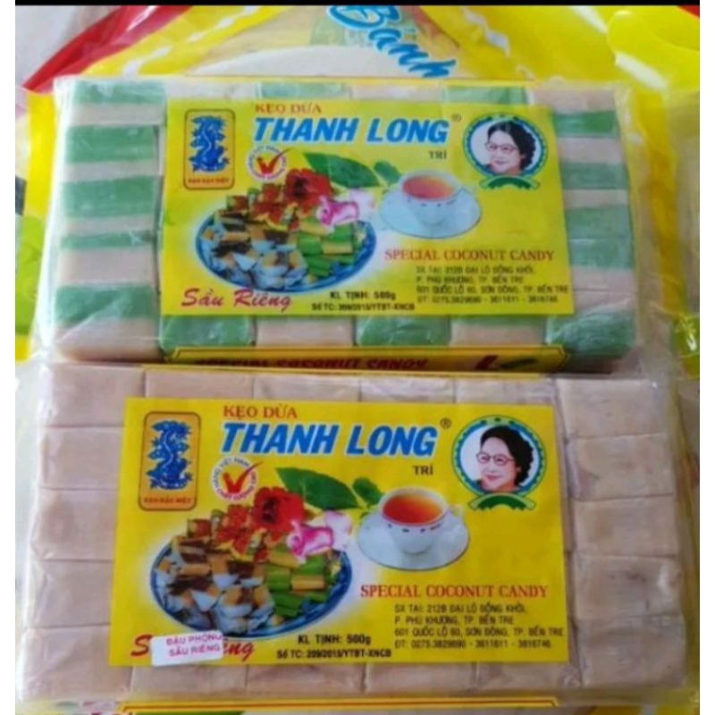 KẸO DỪA ĐẬU PHỘNG SẦU RIÊNG