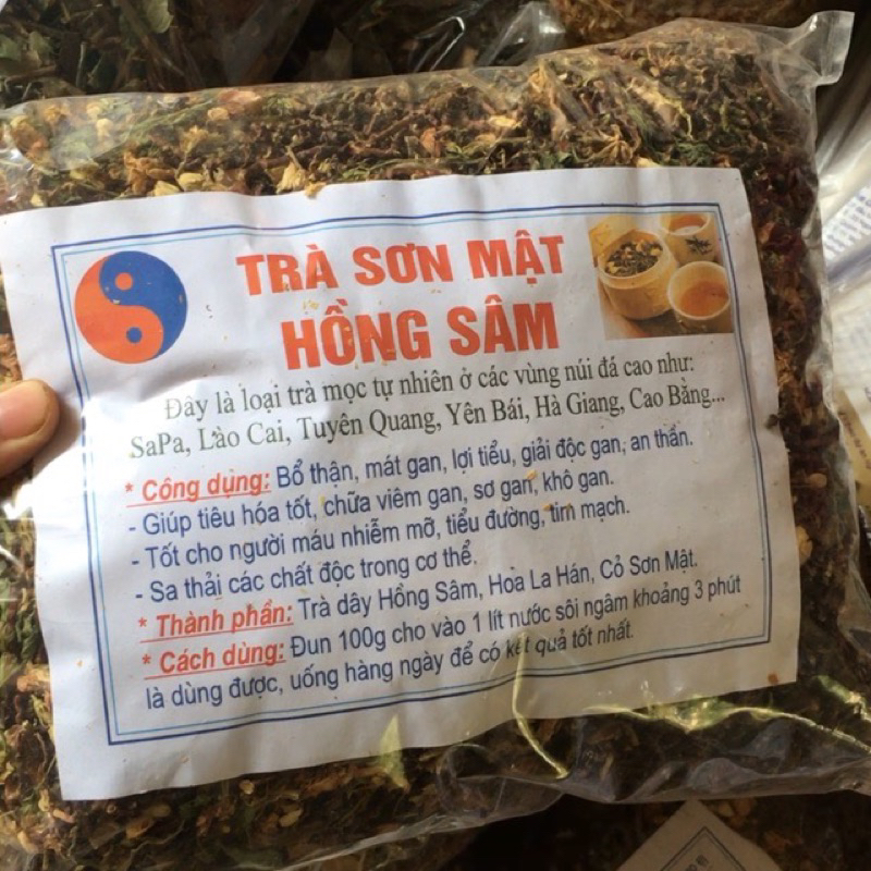 1Kg Trà sơn mật hồng sâm loại ngon