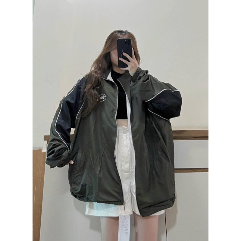 Áo Khoác Dù 2 Lớp Nam Nữ Trẻ Trung Phối Màu  Cá Tình LOGO THÊU TPP FASHION 12 , CÓ HÌNH THẬT Ở CUỐI