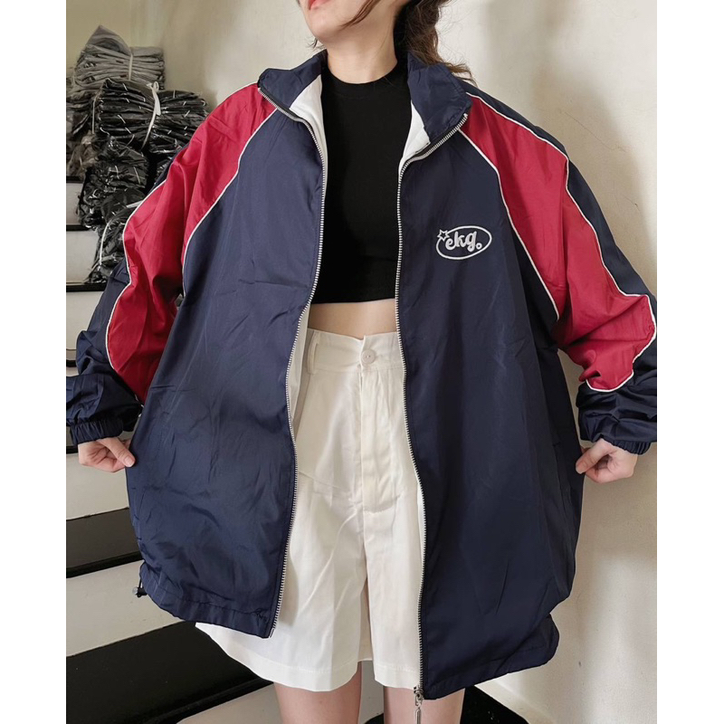 Áo Khoác Dù 2 Lớp Nam Nữ Trẻ Trung Phối Màu  Cá Tình LOGO THÊU TPP FASHION 12 , CÓ HÌNH THẬT Ở CUỐI