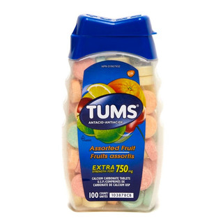 Kẹo ngậm tums hỗ trợ tiêu hóa - hộp 100 viên date 8/2027
