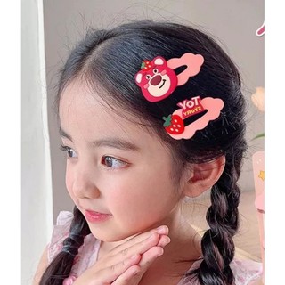 Sét 5 Kẹp Tóc Gấu Dâu Cho Bé