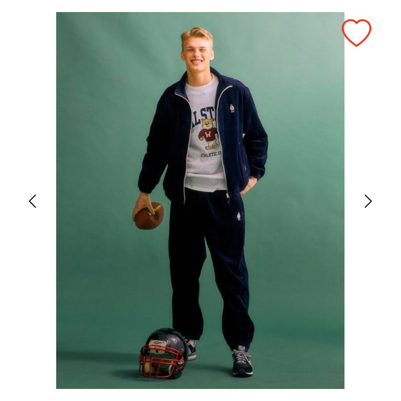 Quần jogger nỉ bông gấu thêu