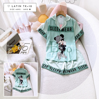 Đồ bộ đùi satin lụa cao cấp