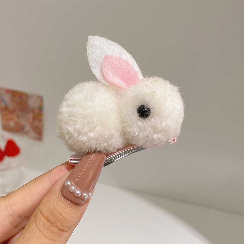 Kẹp tóc thỏ hottrend dễ thương nhiều màu 4.5cm và 5.5cm