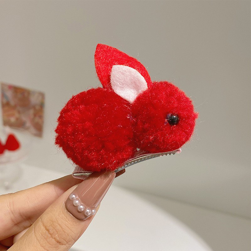 Kẹp tóc thỏ hottrend dễ thương nhiều màu 4.5cm và 5.5cm