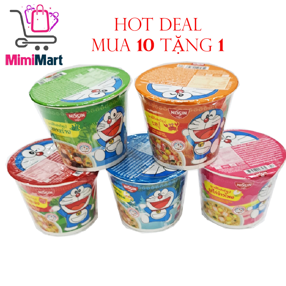 Mì Doraemon Nissin Thái Lan đậm đà, thơm ngon 40gr