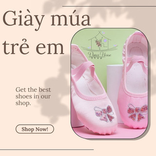 Giày múa trẻ em m/ dance shoes for kids
