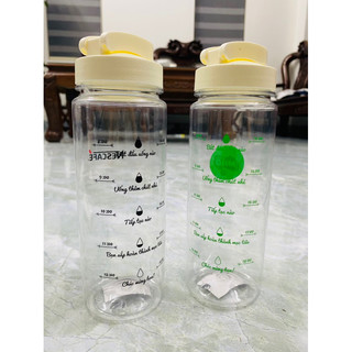 Bình nước 700ml có nhắc nhở uống nước