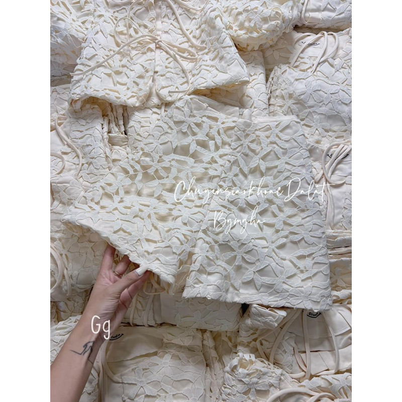 SET XỐP REN QUẢNG CHÂU SIÊU ĐẸP HÌNH THẬT