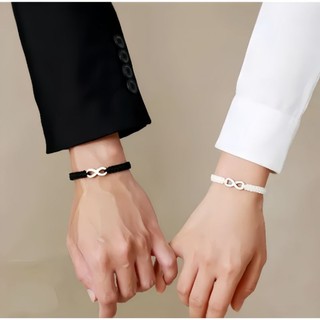 Vòng tay dôi nam nữ biểu tượng vô cực, tình yêu vĩnh cửu (1 cặp)