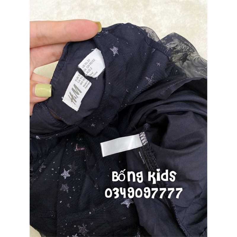 Váy Motil Bé Gái Hallowen Đen HaM