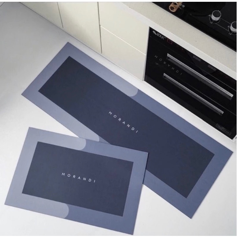 SET 2 THẢM BẾP SILICON 3D THẤM HÚT CHỐNG TRƠN TRƯỢT - SIÊU THẤM - SIÊU MỀM