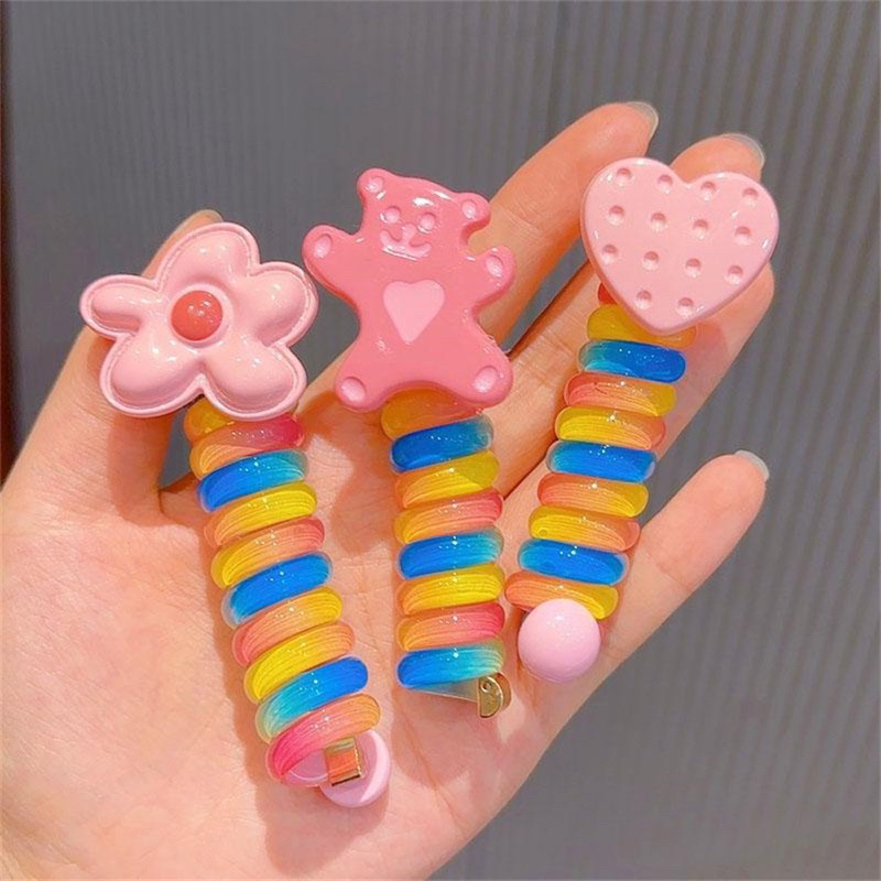 Dây Buộc Tóc Dạng Xoắn Lò Xo Xinh Xắn Cho Bé Gái 🌸free ship🌸