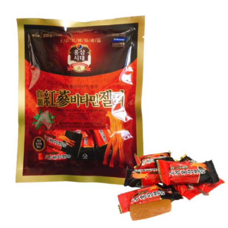 Kẹo sâm dẻo Hàn Quốc gói 200g