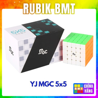 Rubik 5x5 YJ MGC 5x5M Có Nam Châm Stickerless, Rubic 5 Tầng Có Nam Châm, Đồ Chơi Thông Minh Cho Trẻ Em
